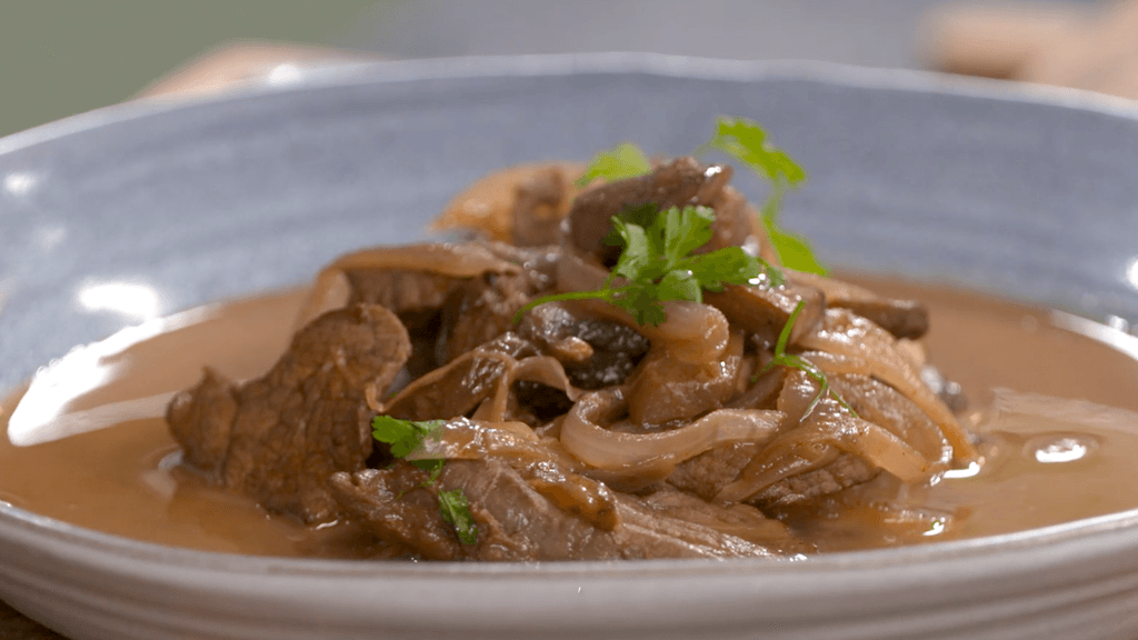 Boeuf Stroganov par Laurent Mariotte