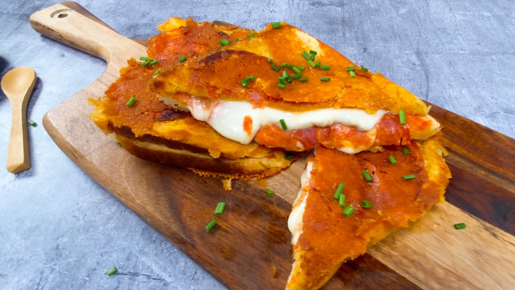 Grill Cheese au chorizo et à la mozzarella