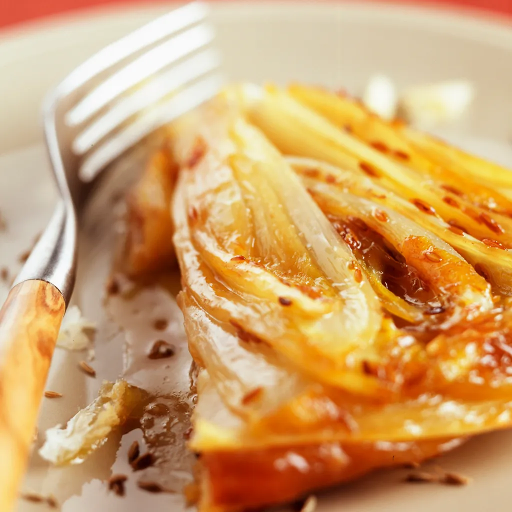 Tatin aux endives caramélisées au miel-image