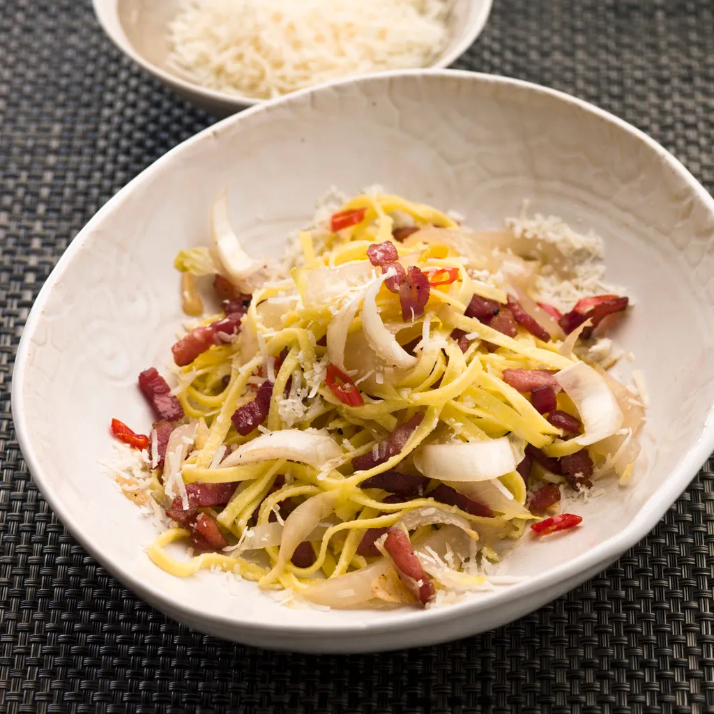 Endives façon carbonara-image