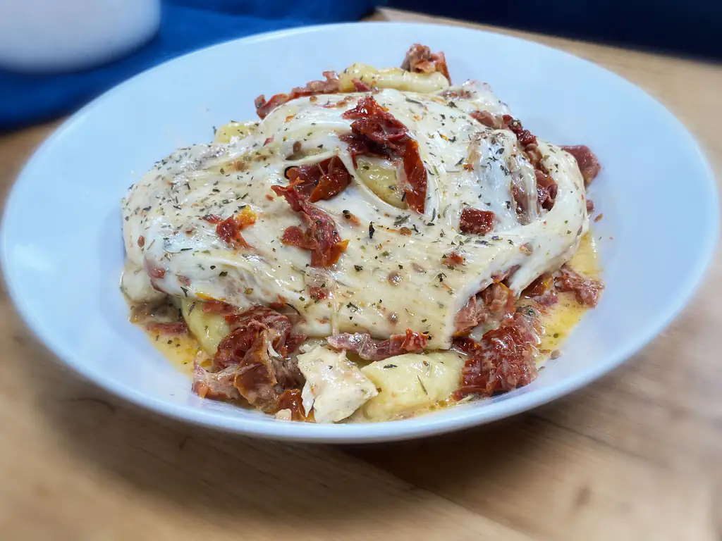 gnocchi tomate mozzarella