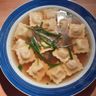 Soupe de raviolis frais inspiration asiatique