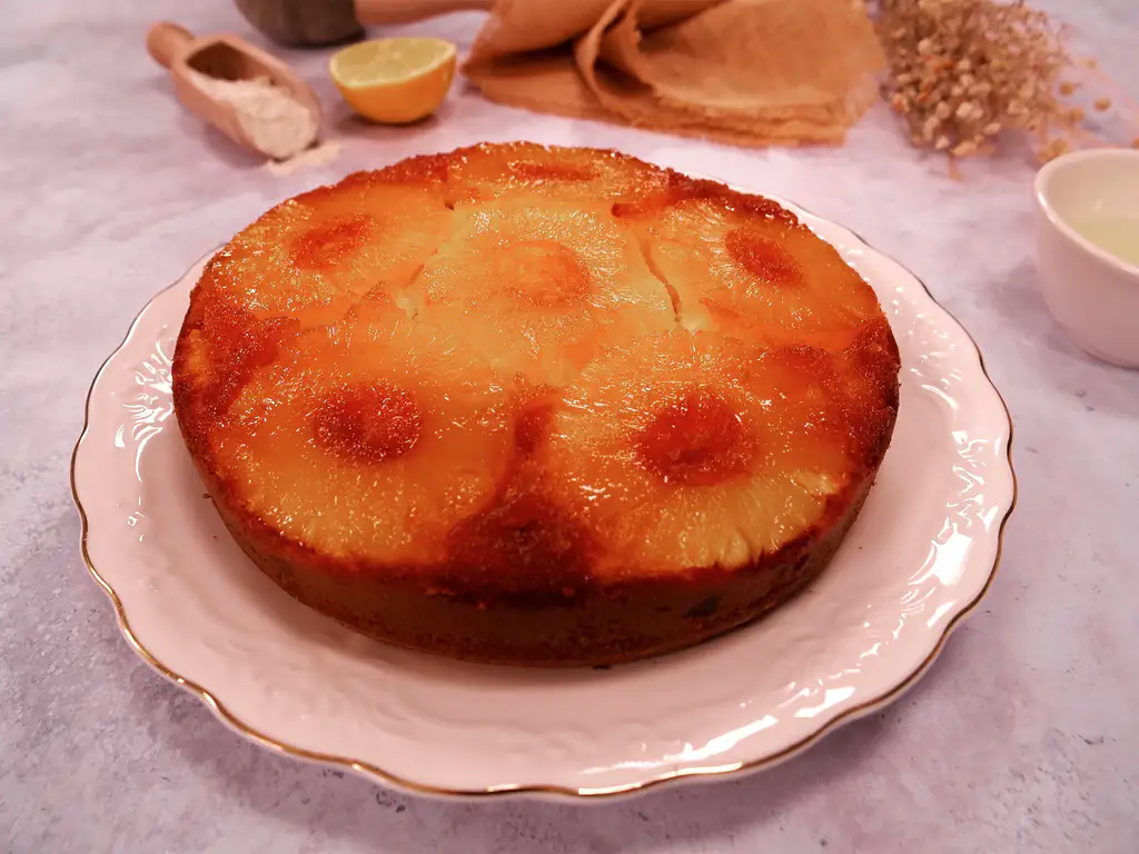 gâteau renversé à l'ananas