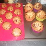 Muffins aux pépites de chocolat par Made in Clem's : Recette de