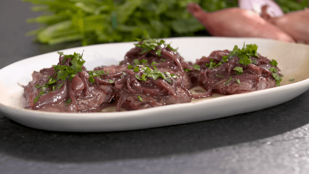 Bavette fin gras du Mézenc, sauce à l’échalote par Laurent Mariotte