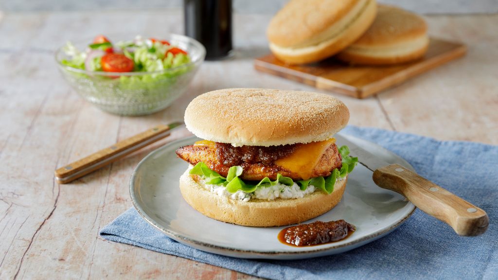 Burger BBQ au poulet