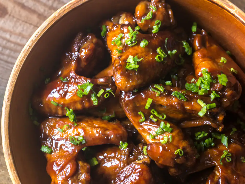 ailes de poulet au caramel