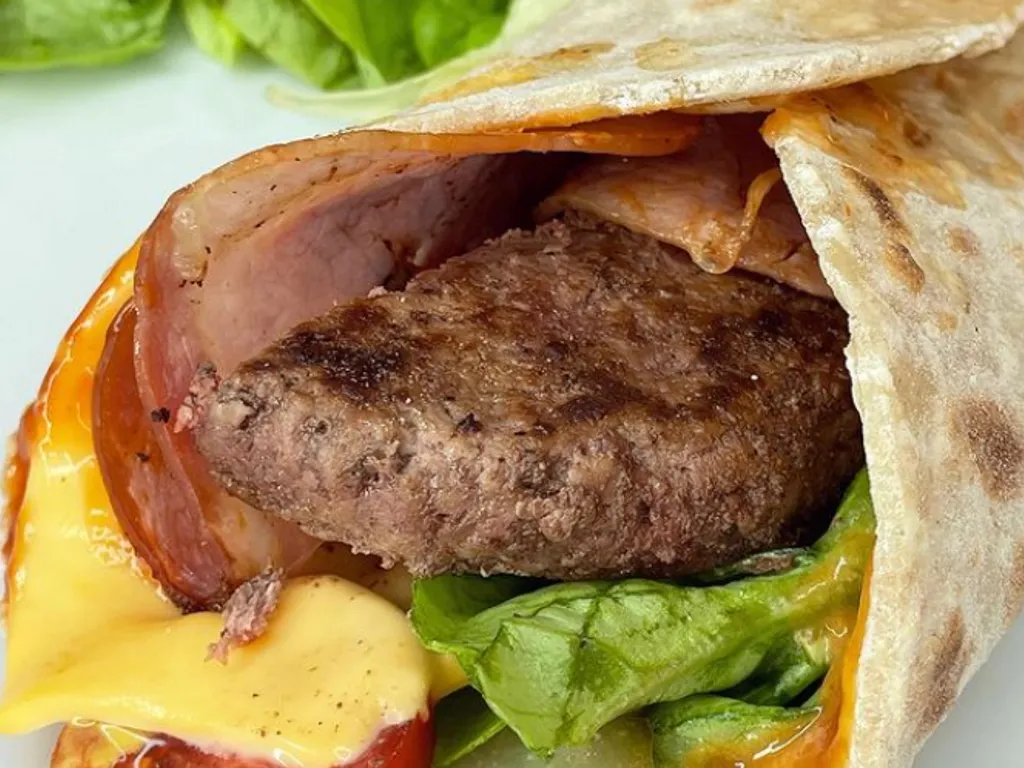 wrap burger