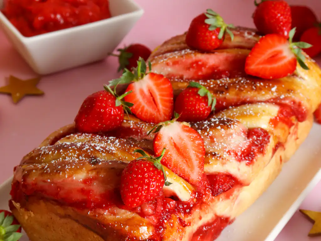 babka à la fraise