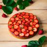 Tarte aux fraises et basilic de Morgane