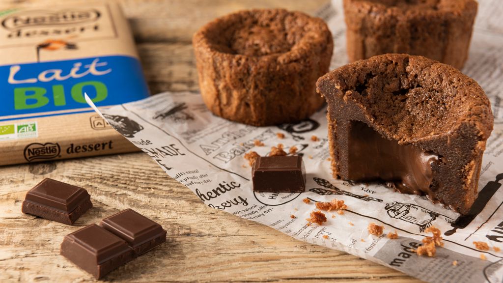 Petits fondants au chocolat au lait bio Nestlé Dessert®
