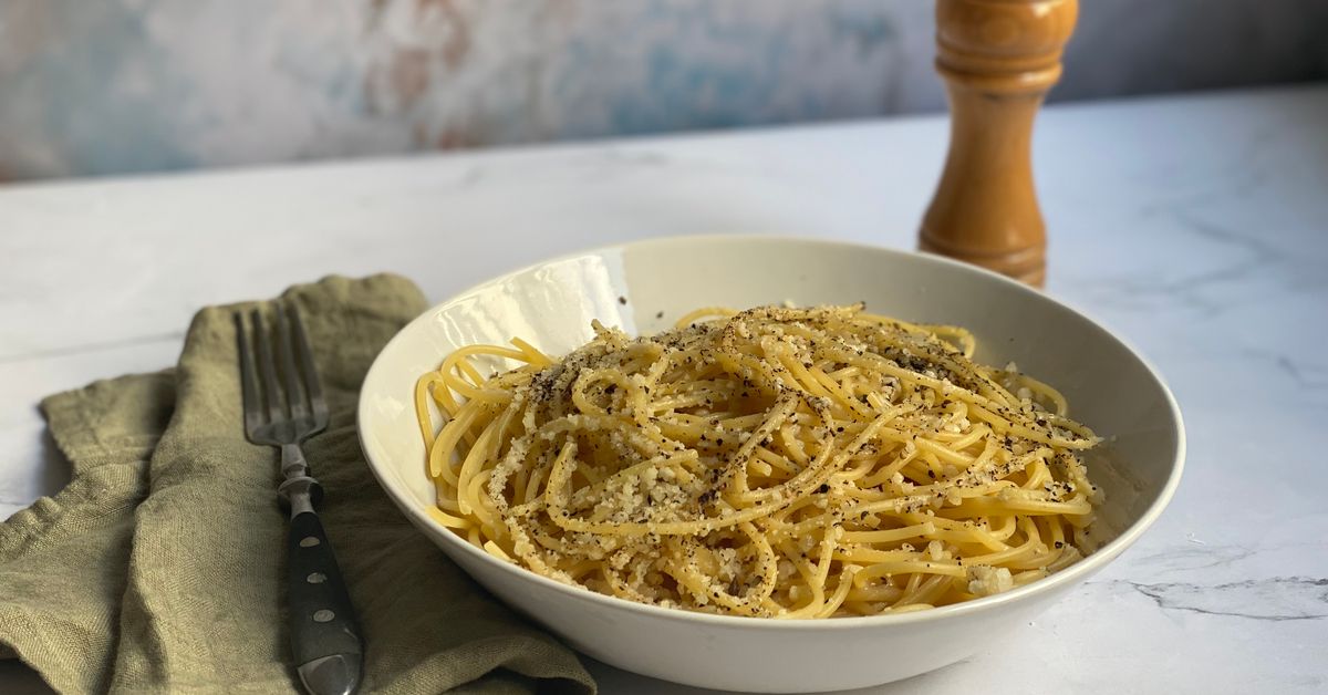 Spaghetti Cacio E Pepe Facile : Recette De Spaghetti Cacio E Pepe Facile