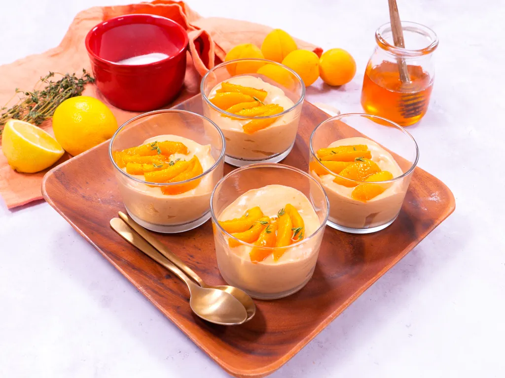 mousse à l'abricot