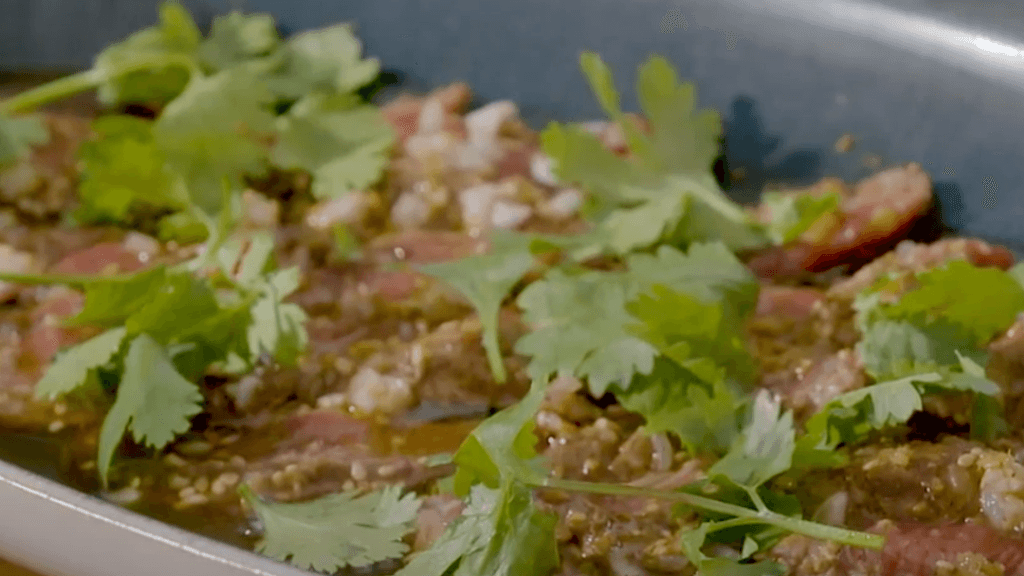 Tataki de boeuf par Laurent Mariotte