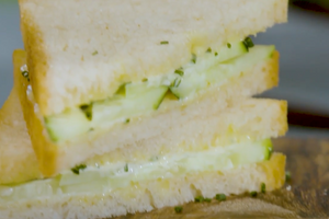 Sandwich de concombre à l'anglaise par Laurent Mariotte