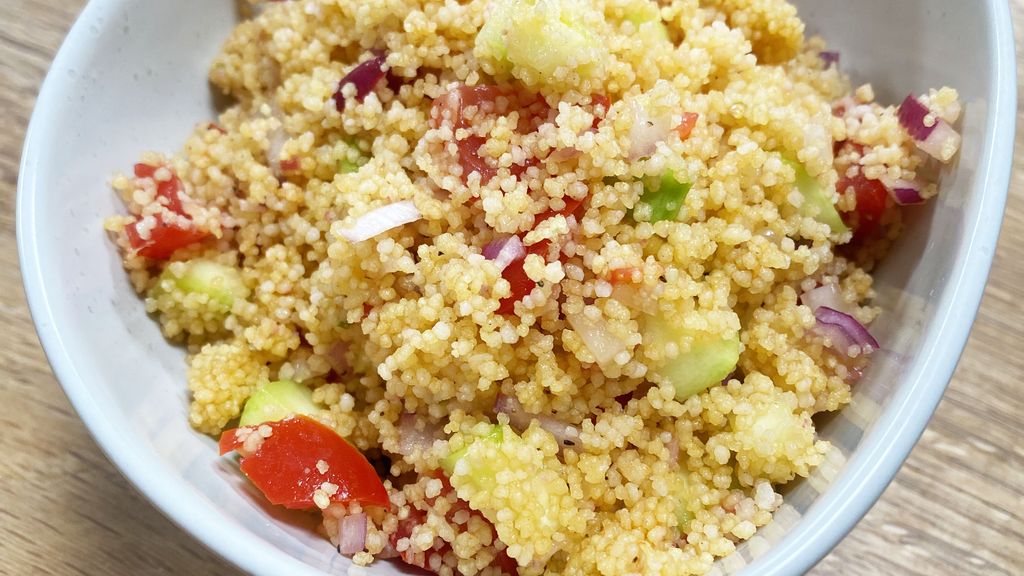 Taboulé sans cuisson (avec des courgettes crues)