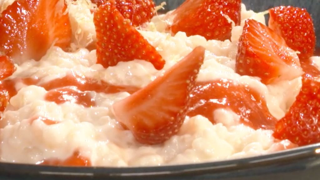 Riz au lait, coulis de fraises par Laurent Mariotte