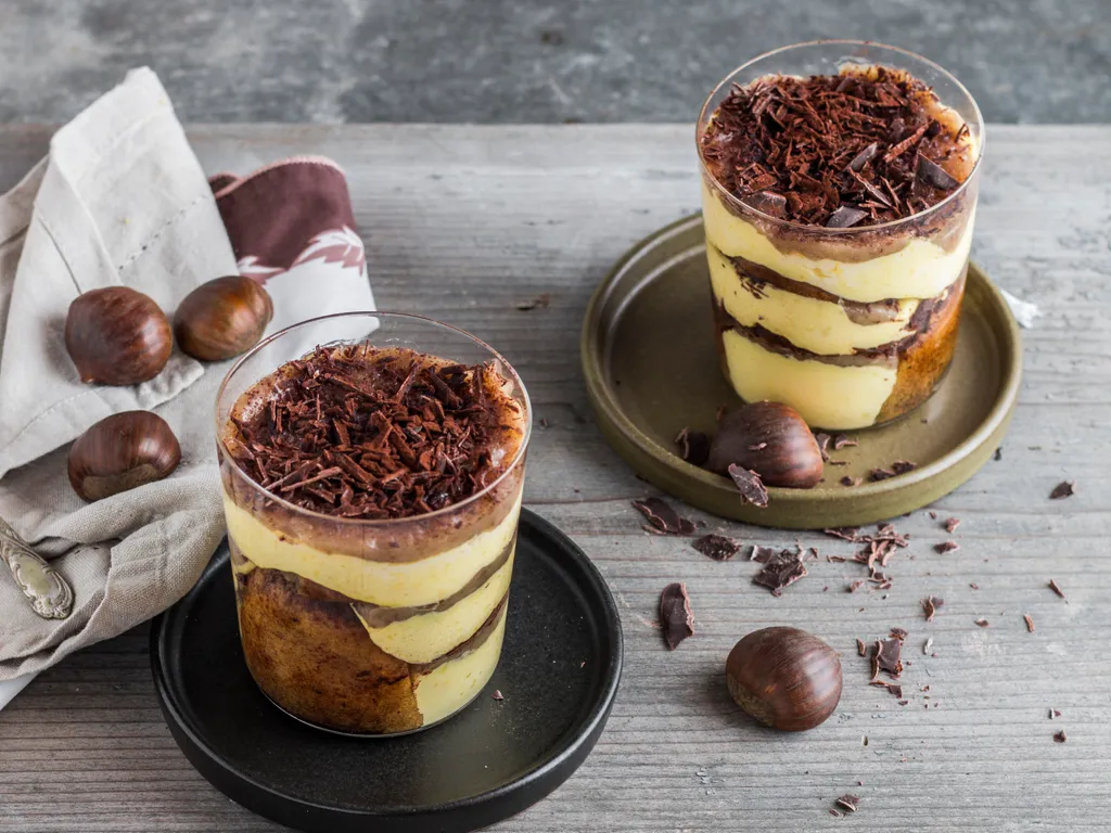 tiramisu à la confiture de châtaigne