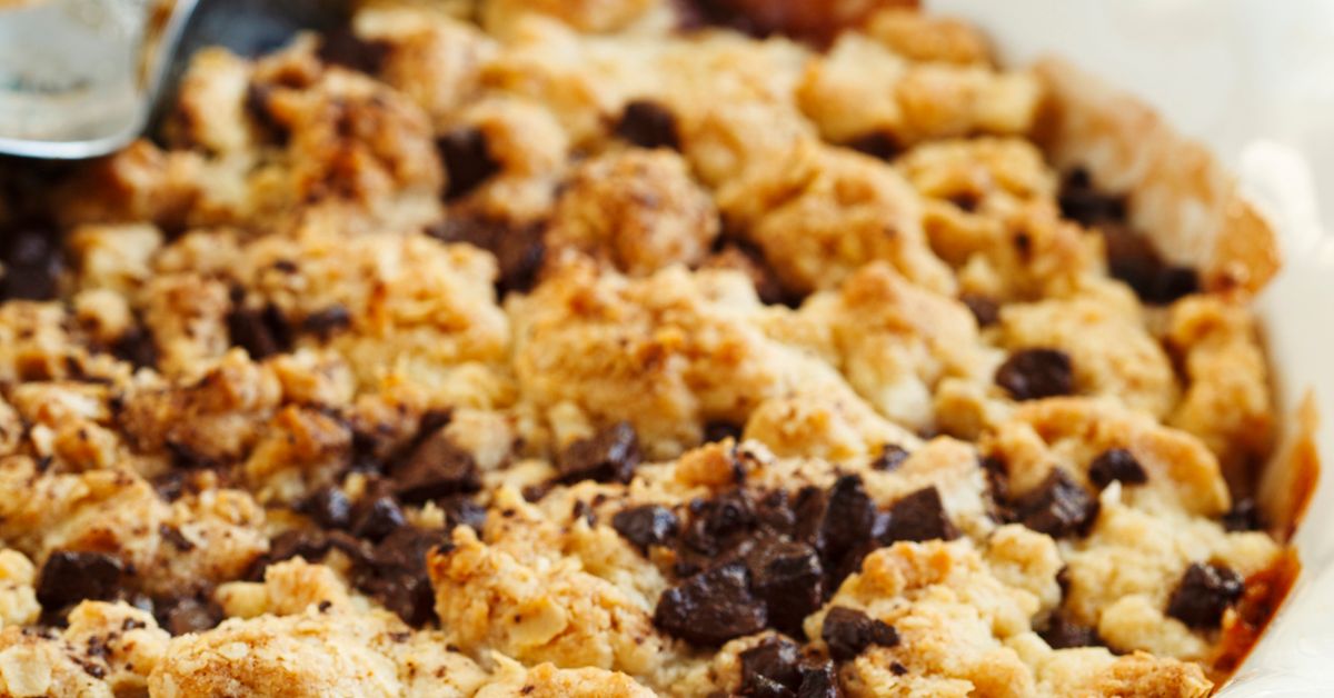 Crumble poires chocolat