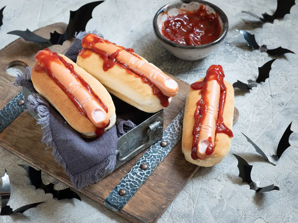 hot dog halloween (surtout pour les sales gosses)