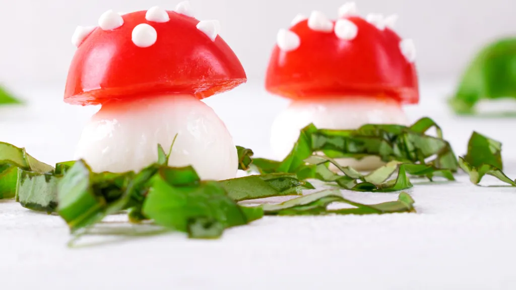 Les champignons rigolos d'Halloween : Recette de Les champignons