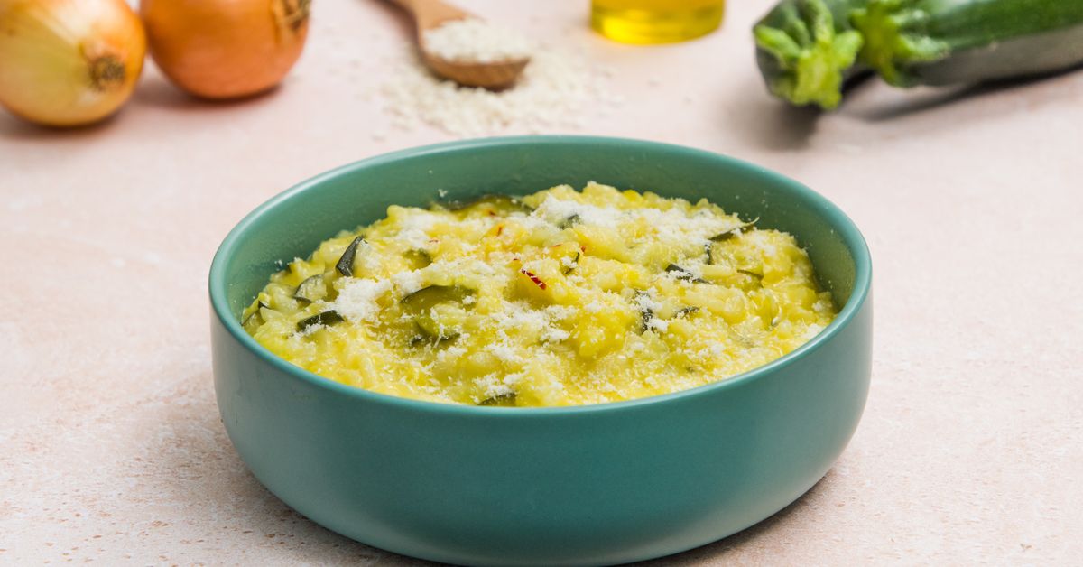 risotto aux courgettes recette de risotto aux courgettes