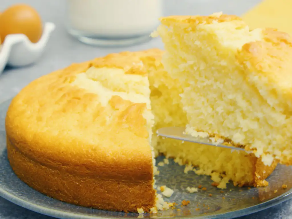 gâteau aérien (crème fraîche) très rapide