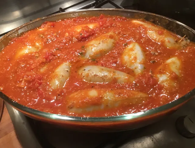 Calamars farcis à la provençale : recette de Calamars farcis à la