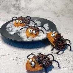 Les madeleines araignées d’Halloween