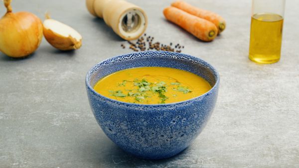 Soupe de carottes express