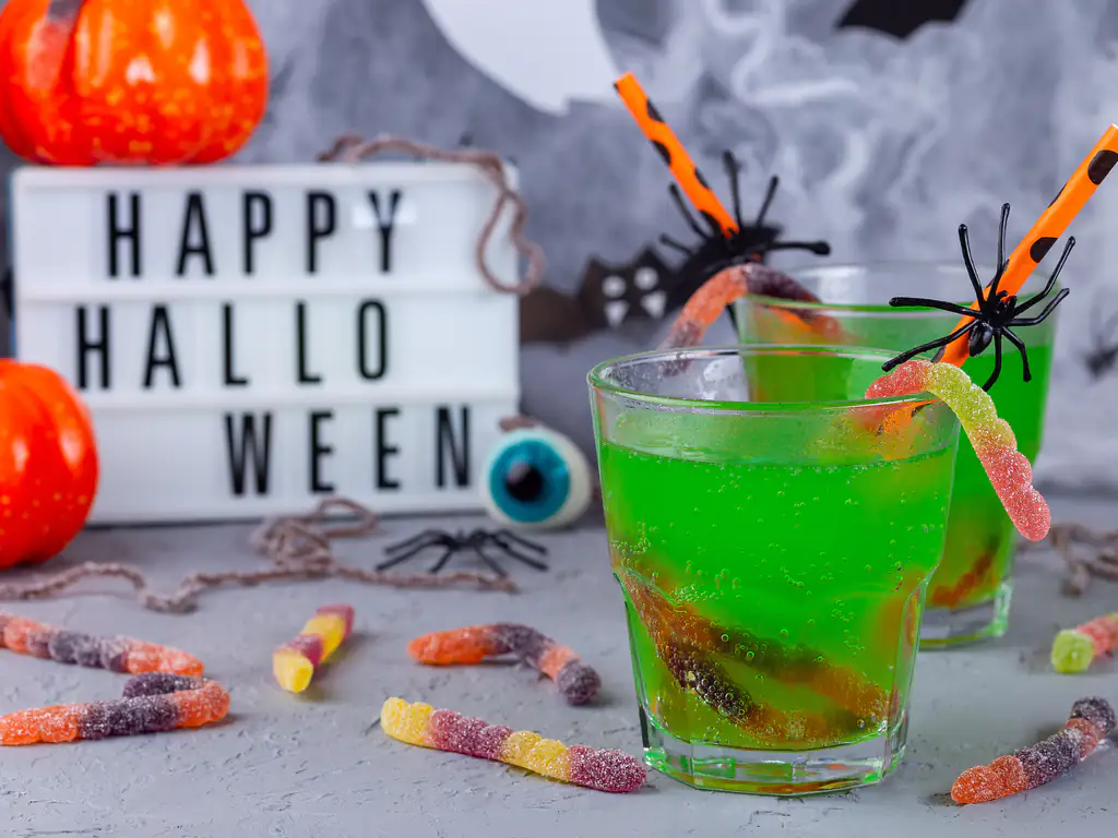 cocktail vert potion magique spécial halloween