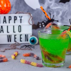 Cocktail vert potion magique spécial Halloween