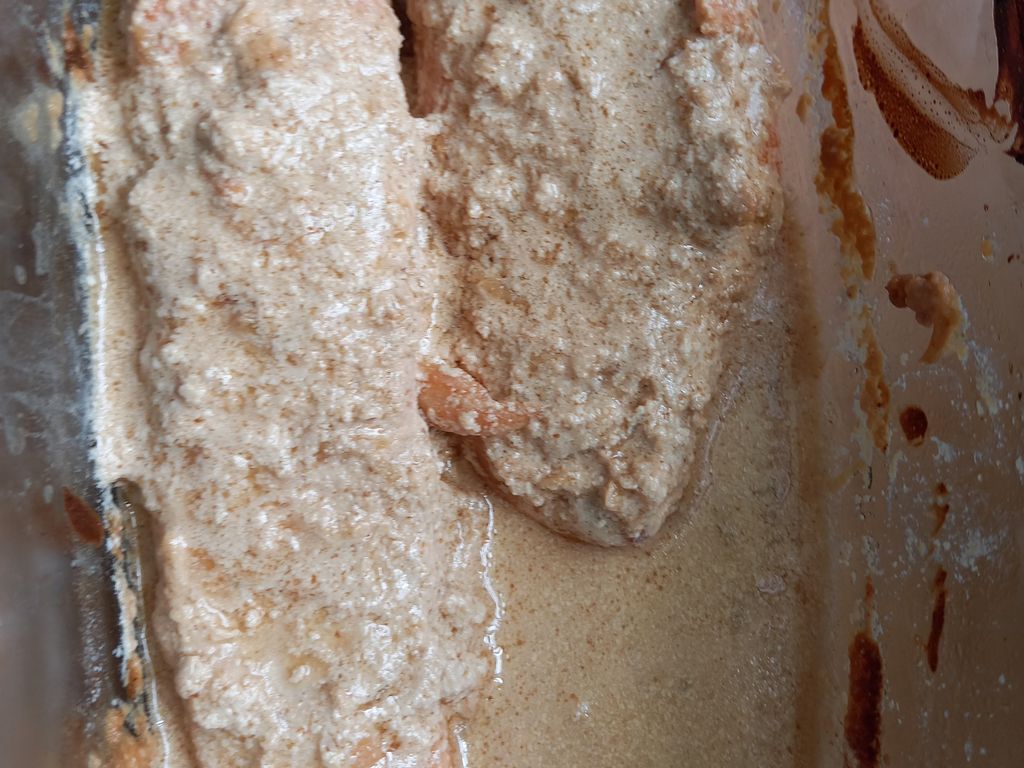 Pavés de saumon à la sauce soja au yaourt : Recette de Pavés de saumon