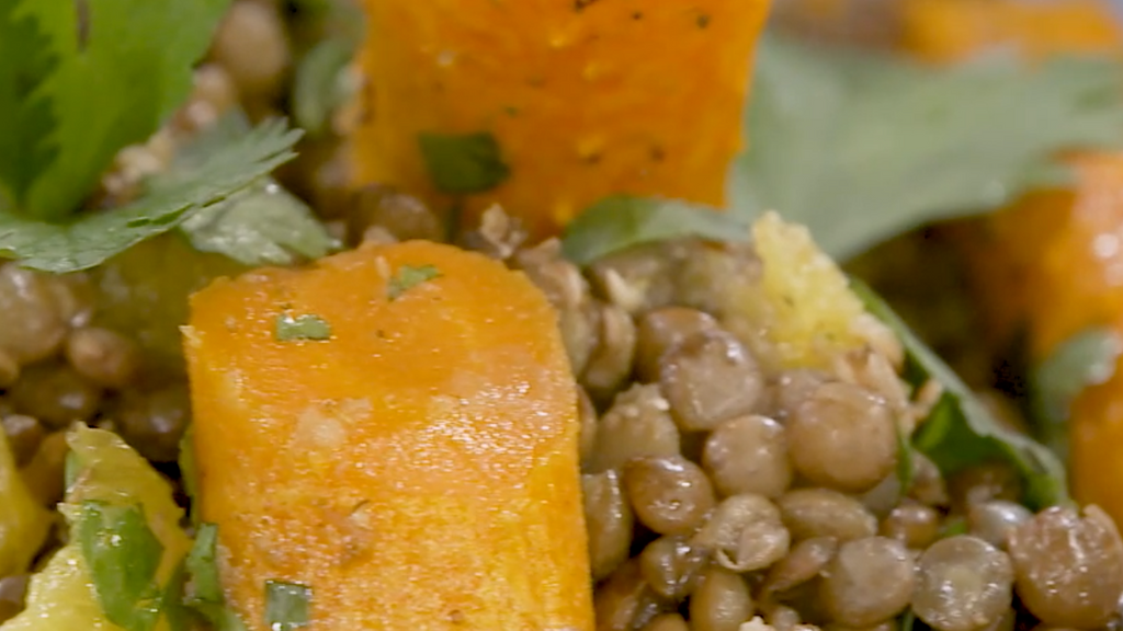 Salade de lentilles par Laurent Mariotte