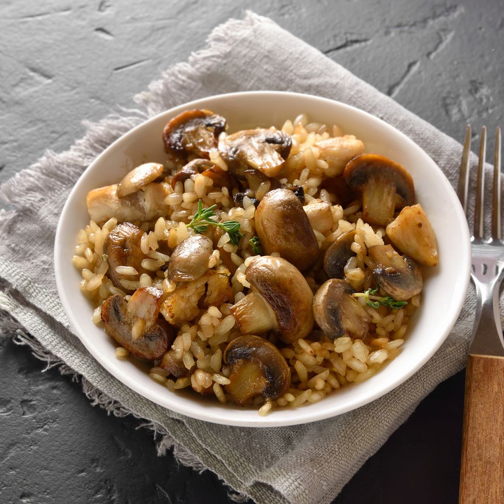 Risotto de riz gluant aux champignons : découvrez les recettes de Cuisine  Actuelle