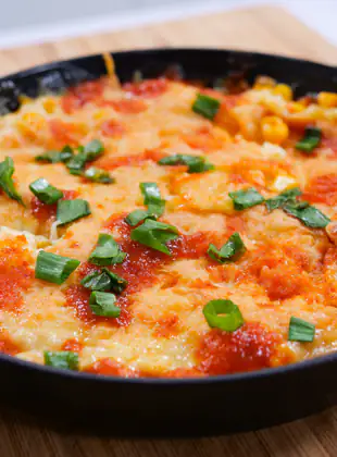Maïs gratiné au fromage