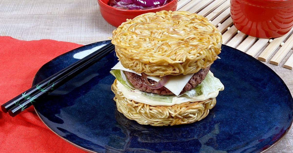 Noodle Burger Recette De Noodle Burger