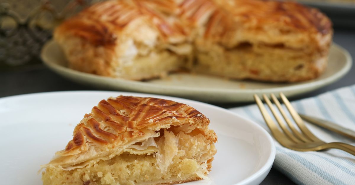 Galette frangipane crème pâtissière moelleuse : recette de Galette