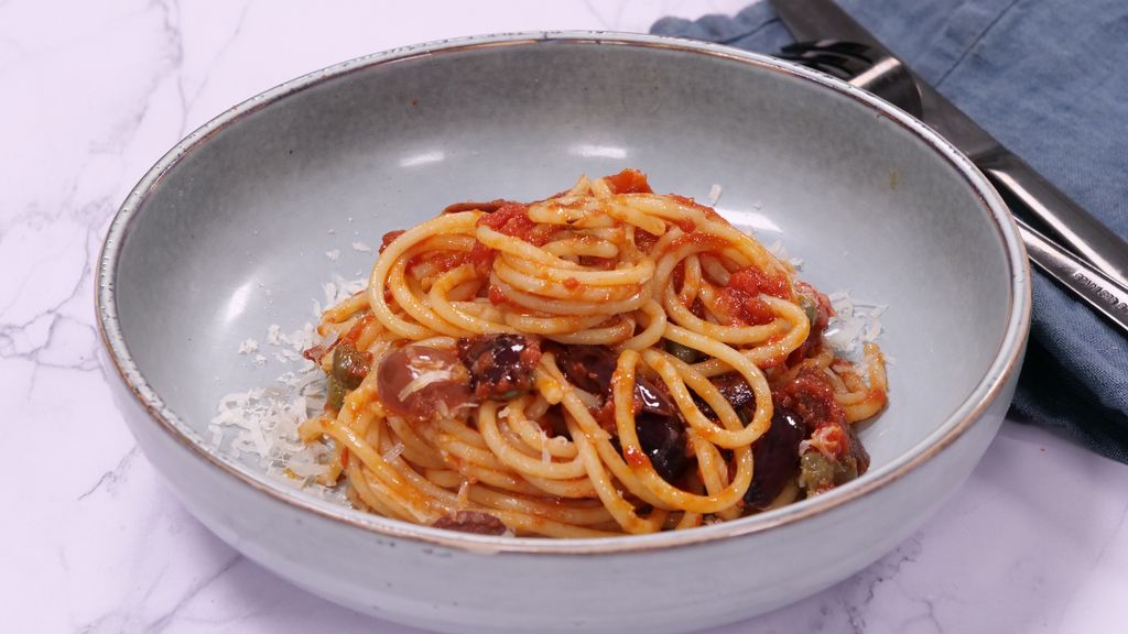 Pâtes sauce puttanesca