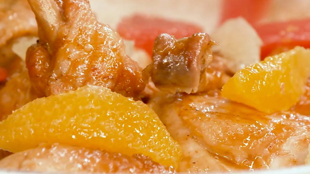 Poulet aux agrumes par Laurent Mariotte