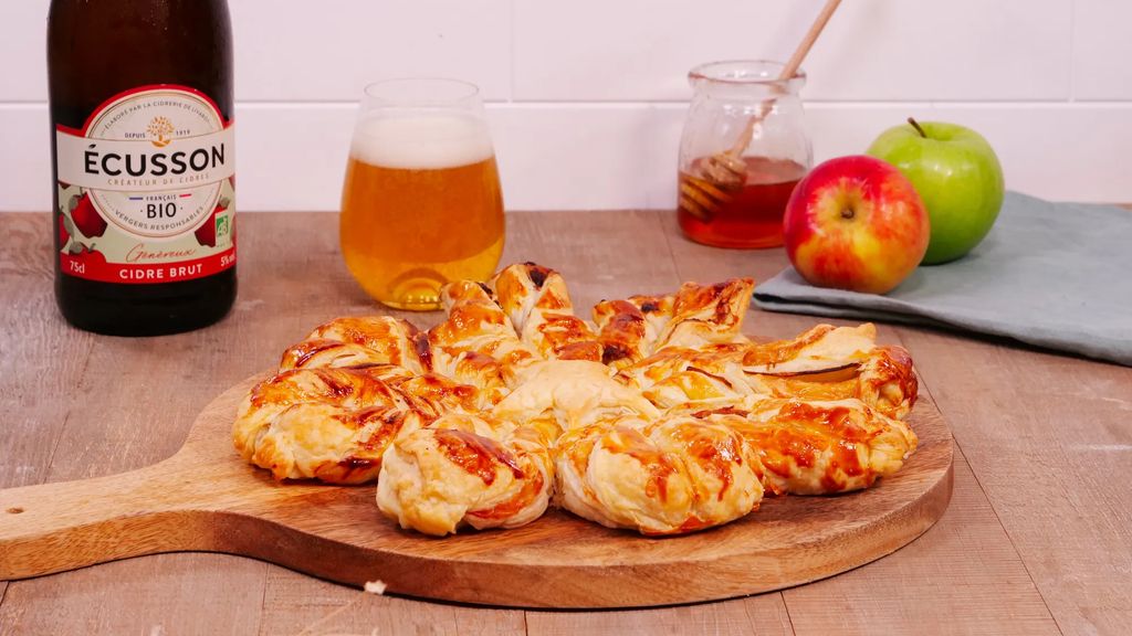 Galette des rois salée façon couronne