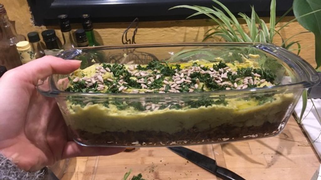 Parmentier de pois cassés vegan