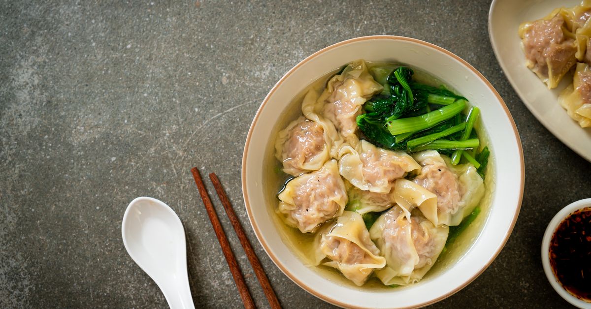 Soupe Won Ton Aux Raviolis De Boeuf Et Crevette Recette De Soupe Won Ton Aux Raviolis De Boeuf