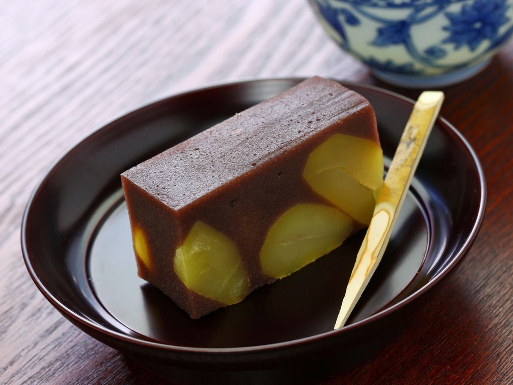 Kuri-Yôkan (gâteau japonais au haricot rouge et châtaigne) : Recette de