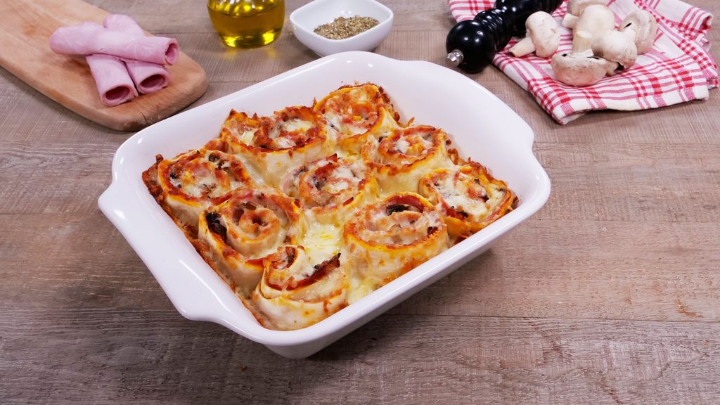 Pizza rolls mozzarella et jambon