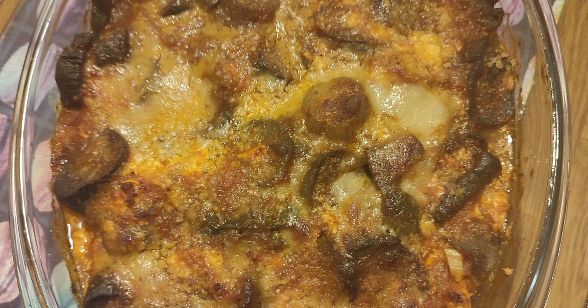 Gratin d'aubergine ultra léger à la feta recette de Gratin d