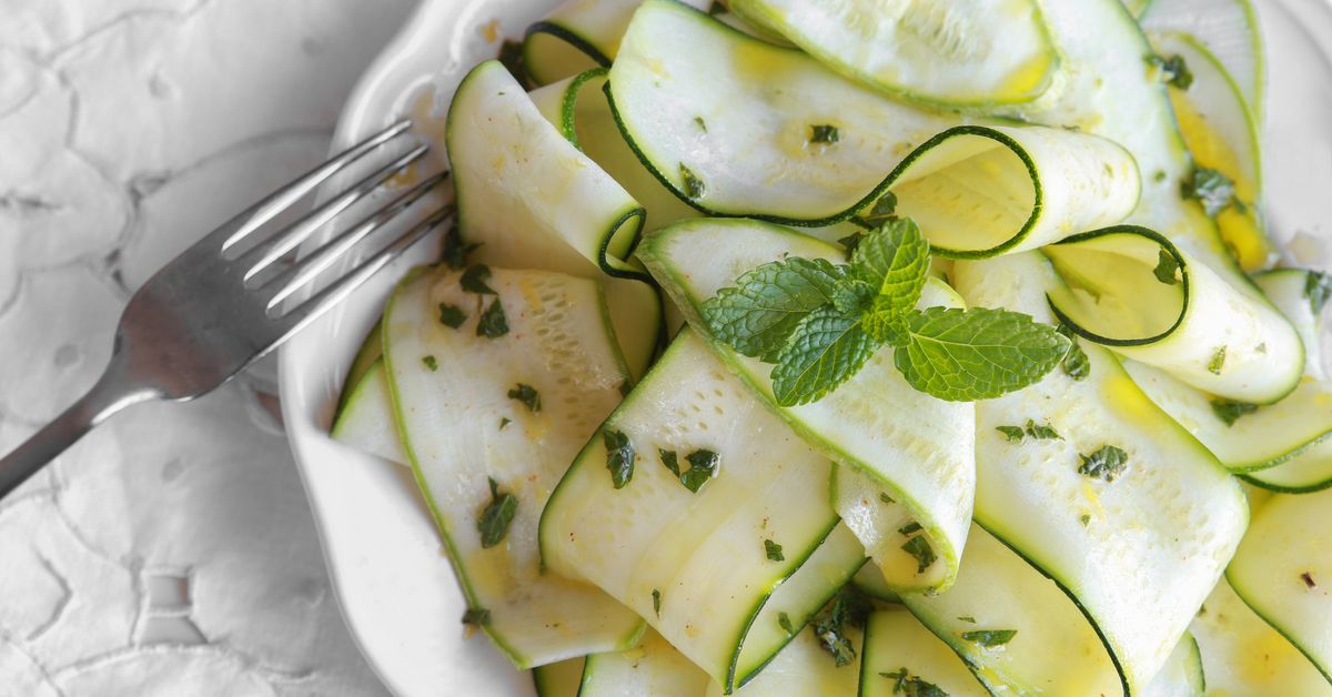 Salade De Courgettes Crues Vinaigre Balsamique Salades de courgettes crues à la provençale : recette de Salades de