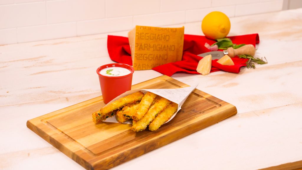 Frites de courgettes au Parmesan