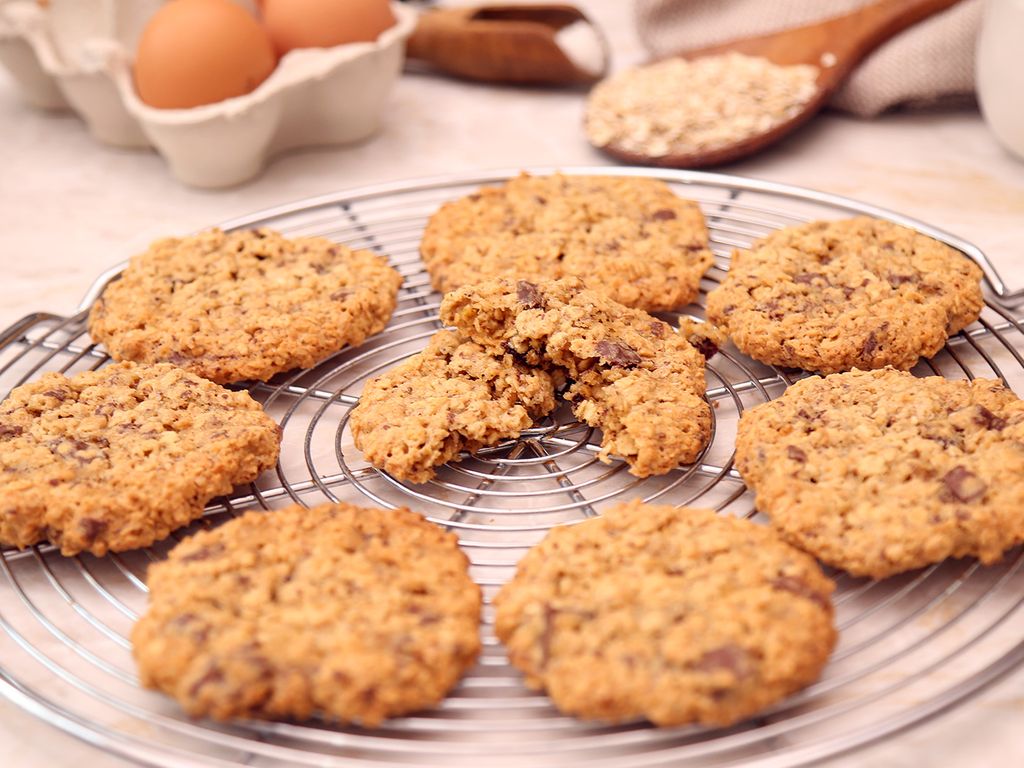 Cookies légers aux flocons d'avoine - Rachel Cuisine