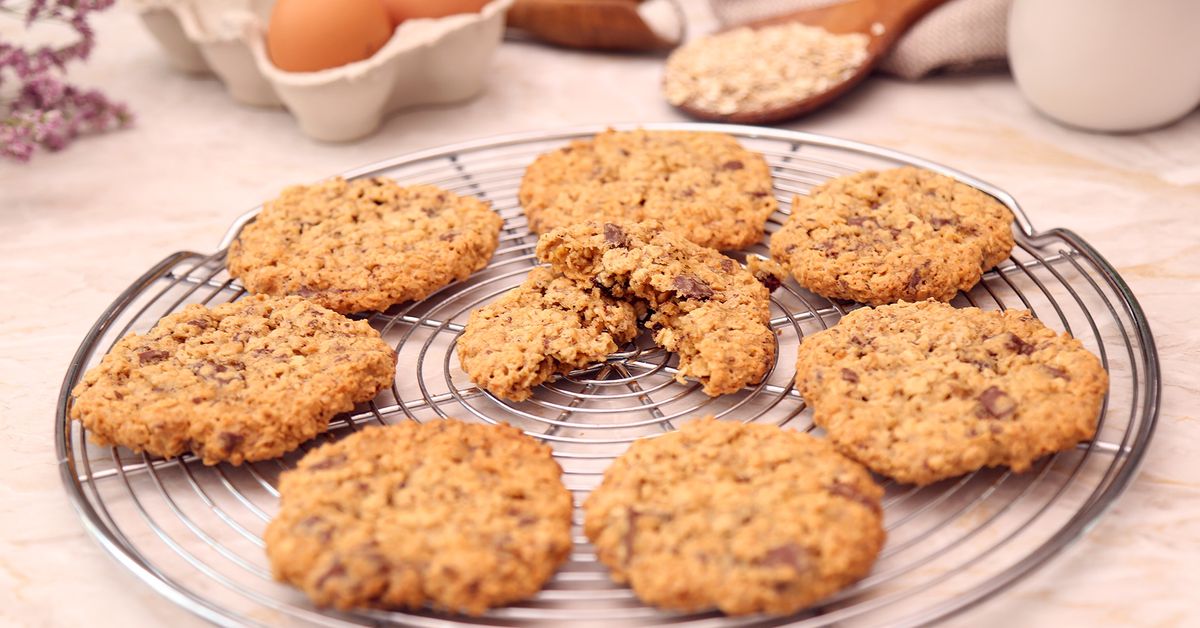 Cookies Aux Flocons D'avoine : Recette De Cookies Aux Flocons D'avoine